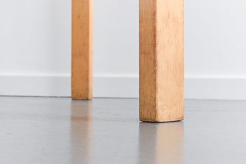 Vintage Small Round White Laminate Top Table by Alvar Aalto for Artek