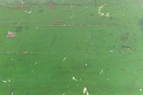 Vintage Small Rustic Green Wooden Table