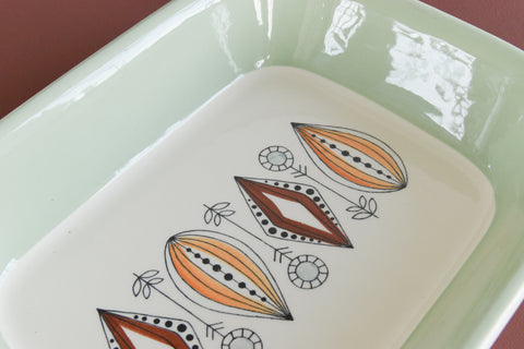 Vintage Small Serving Dish Kongo Pattern for Egersund Norway by Kåre Blokk Johansen