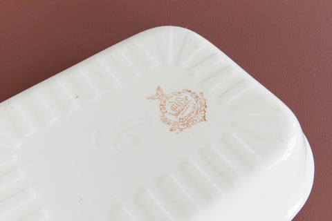 Vintage Small Serving Dish Kongo Pattern for Egersund Norway by Kåre Blokk Johansen