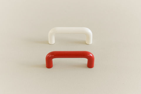 Vintage Small Single Plastic Cupboard / Drawer D Handle