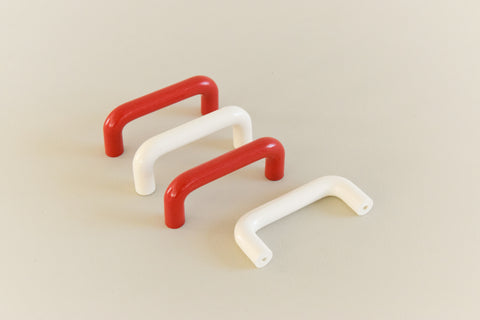 Vintage Small Single Plastic Cupboard / Drawer D Handle