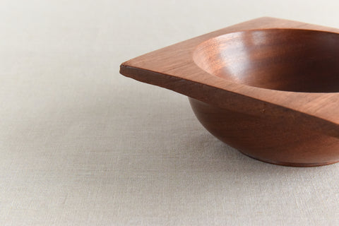 Vintage Small Mid-Century Wooden Bowl / Dish