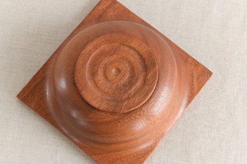Vintage Small Mid-Century Wooden Bowl / Dish