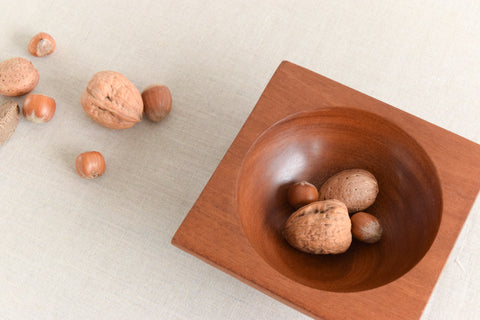 Vintage Small Mid-Century Wooden Bowl / Dish