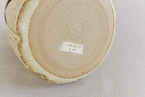 Vintage Small Studio Pottery Ceramic Pot / Bud Vase