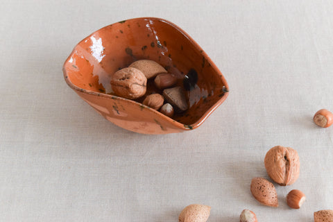 Vintage Small Studio Pottery Moulded Bowl