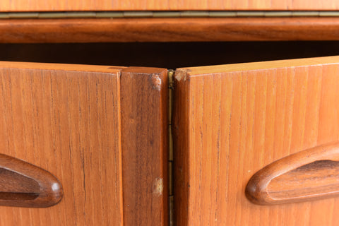 Vintage Small Teak Bureau / Cabinet