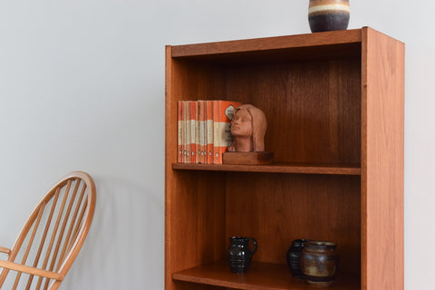Vintage Small Teak Danish Shelving Unit / Bookcase