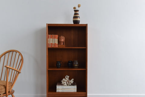 Vintage Small Teak Danish Shelving Unit / Bookcase