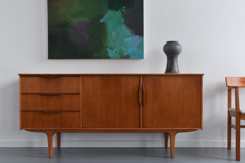 Vintage Small Teak Sideboard by Jentique