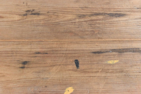 Vintage Small Rustic Wooden Folding Trestle Table