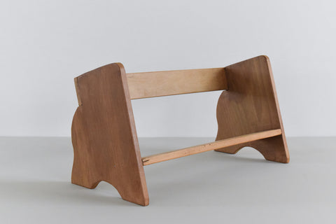 Vintage Wooden Handmade Book Rack / Stand