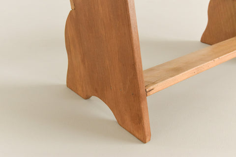 Vintage Wooden Handmade Book Rack / Stand