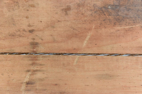 Vintage Small Rustic Wooden Folding Trestle Table