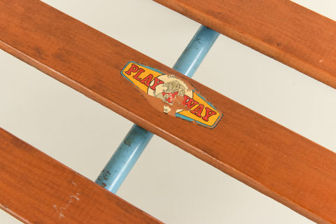 Vintage Small Wooden Slatted Play Way Sledge