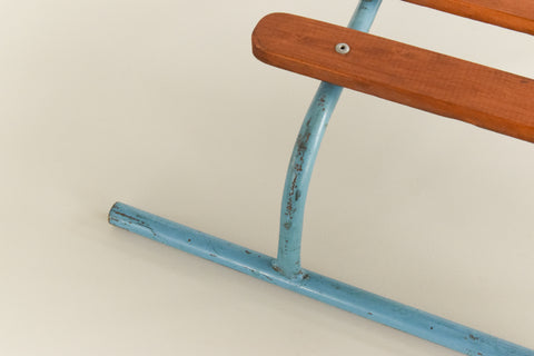 Vintage Small Wooden Slatted Play Way Sledge