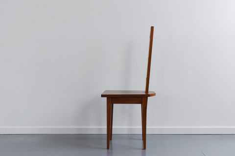 Vintage Solid Teak Spinning Chair