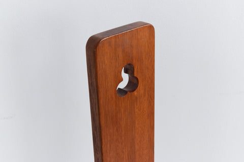 Vintage Solid Teak Spinning Chair
