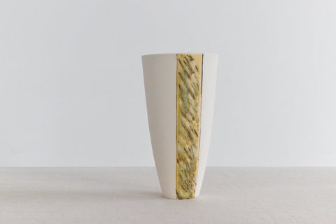 Vintage Studio Pottery Patterend Ceramic Vase