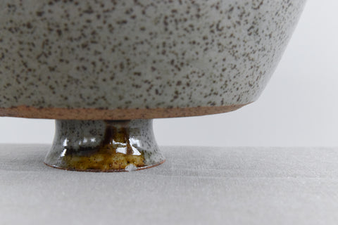 Vintage Studio Pottery Pedestal Bowl