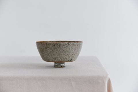 Vintage Studio Pottery Pedestal Bowl