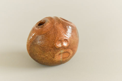 Vintage Studio Pottery Sculptural Head Vase
