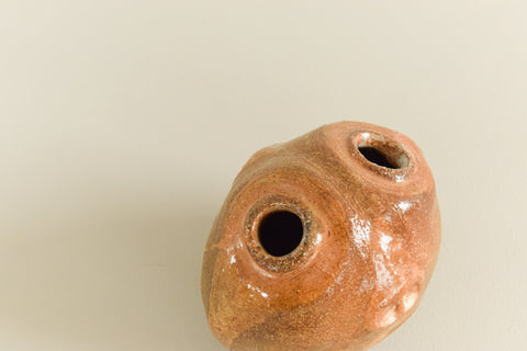 Vintage Studio Pottery Sculptural Head Vase