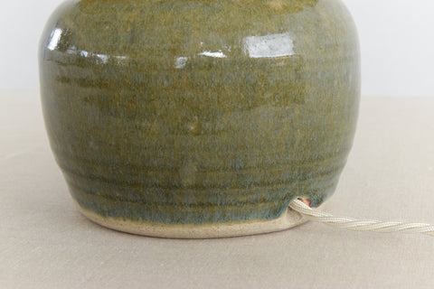 Vintage Studio Pottery Table Lamp by Graham Fern Porthleven