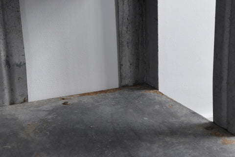 Vintage Galvanised Metal Factory Shelves on Castors