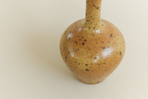 Vintage Tall Studio Pottery Bottle Vase
