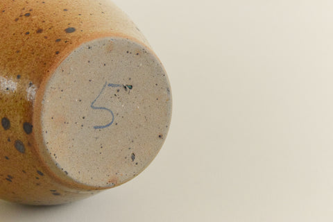 Vintage Tall Studio Pottery Bottle Vase