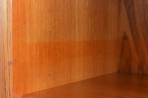 Vintage Tall Teak Danish Shelving Unit / Bookcase by UP Mobelfabrik