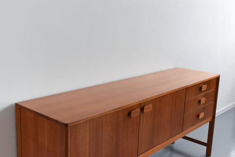 Vintage Mid Century Tall Teak Sideboard with Drawers