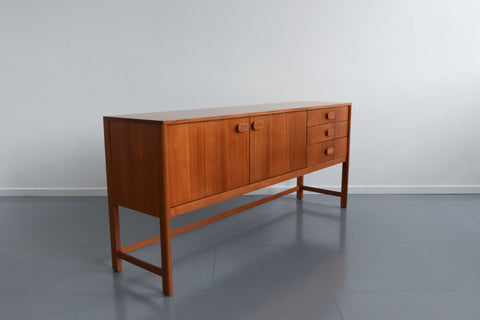 Vintage Mid Century Tall Teak Sideboard with Drawers