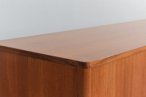 Vintage Mid Century Tall Teak Sideboard with Drawers