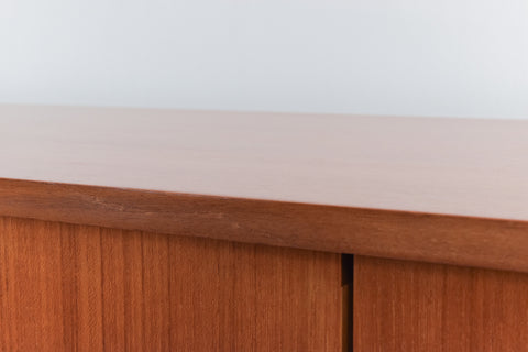 Vintage Mid Century Tall Teak Sideboard with Drawers