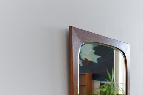 Vintage Danish Teak Mirror