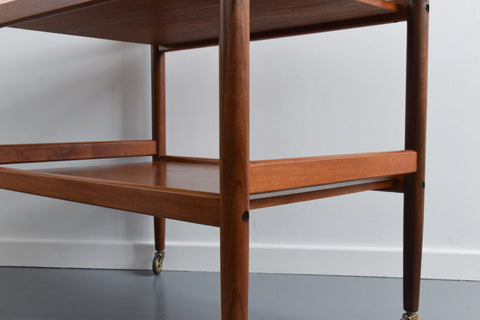 Vintage Teak Drinks Trolley