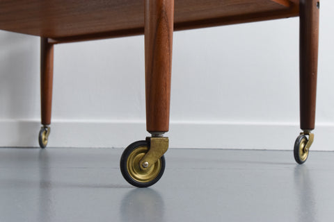 Vintage Teak Drinks Trolley