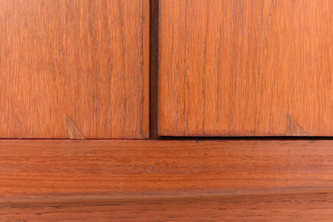 Vintage Triple Teak Fresco Wardrobe by G Plan