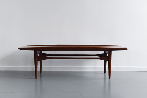 Vintage Long Teak Coffee Table