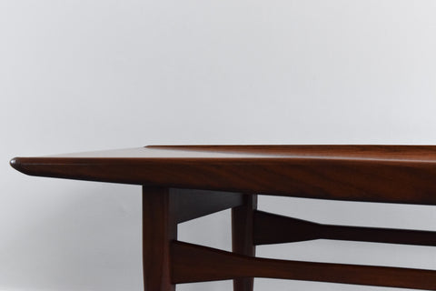 Vintage Long Teak Coffee Table