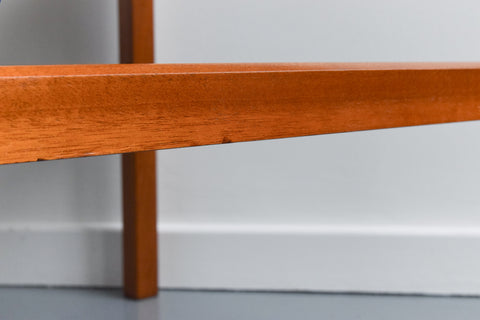 Vintage Teak Coffee Table with Magazine Rack by McIntosh