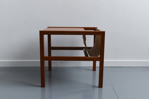 Vintage Teak Coffee Table with Magazine Rack by McIntosh