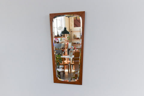 Vintage Danish Teak Mirror