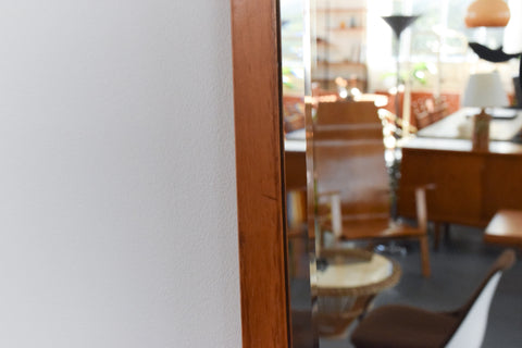 Vintage Danish Teak Mirror