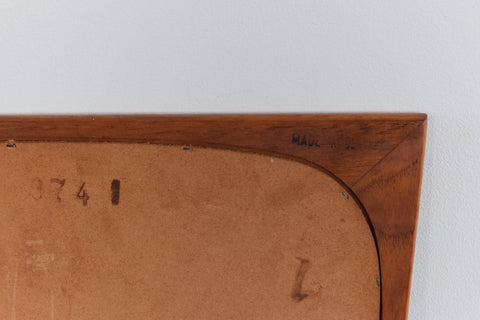 Vintage Danish Teak Mirror