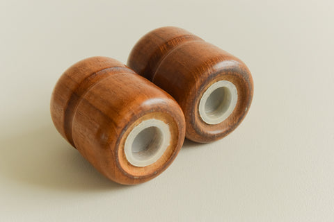 Vintage Wooden Salt and Pepper Pot