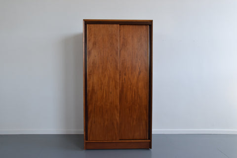 Vintage Teak Single Wardrobe by Austinsuite